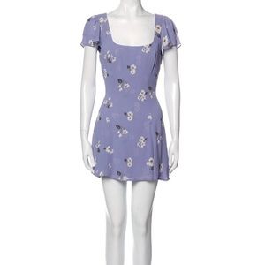REFORMATION Floral Print Mini Dress
Size: XS | US 2